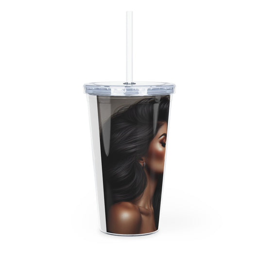 Kiss Me Tumbler with Straw Mug Printify   