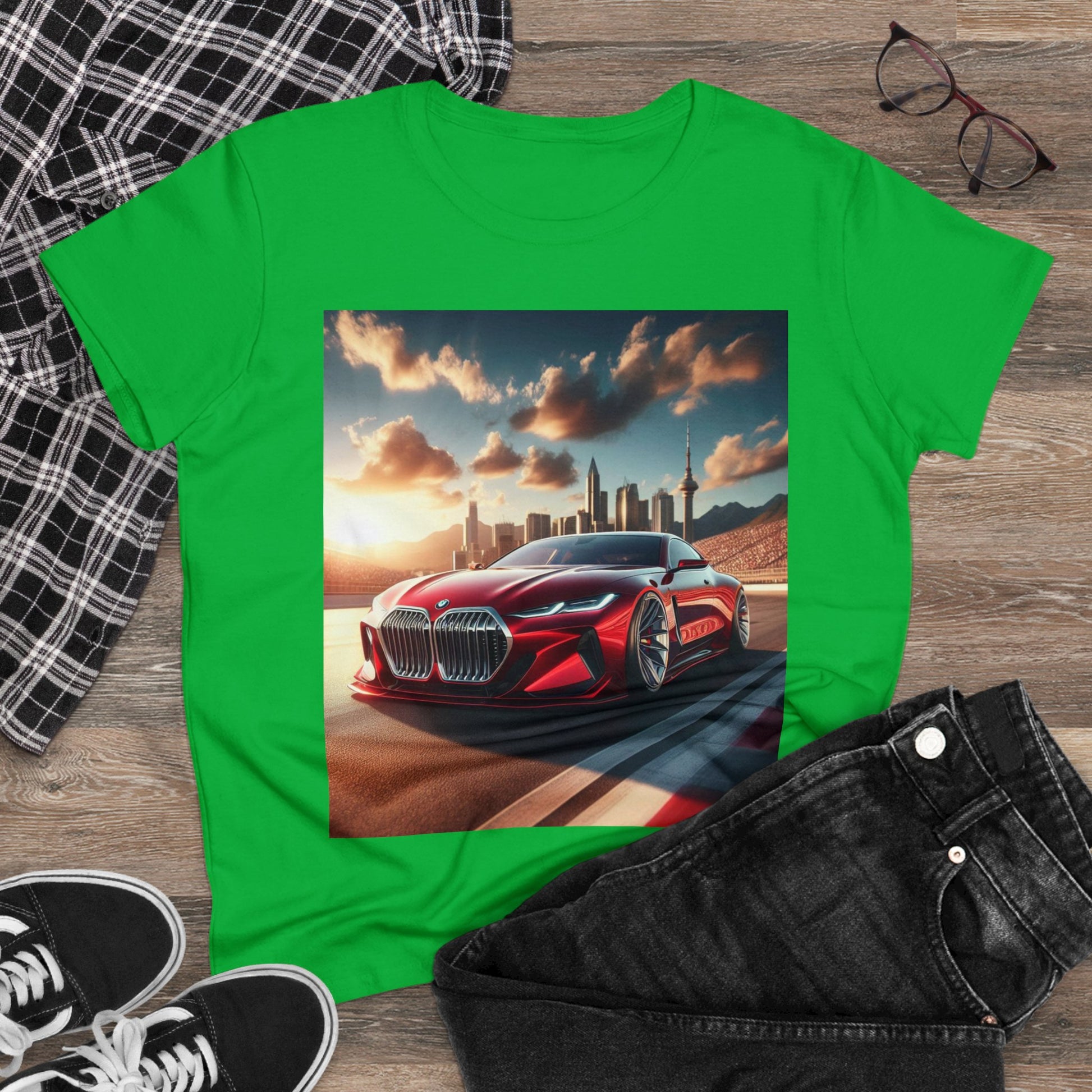 Red BMW T-Shirt T-Shirt Printify   