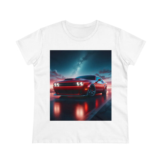 Red Challenger T-Shirt T-Shirt Printify White S 