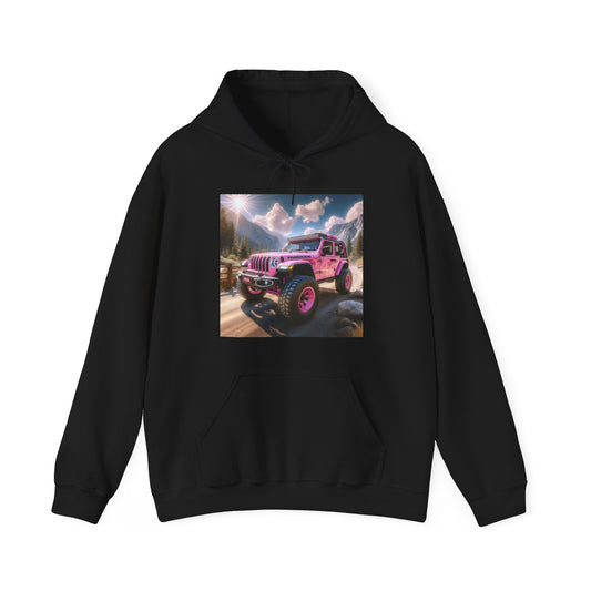 Pink Rubicon Hoodie Hoodie Printify Black S 