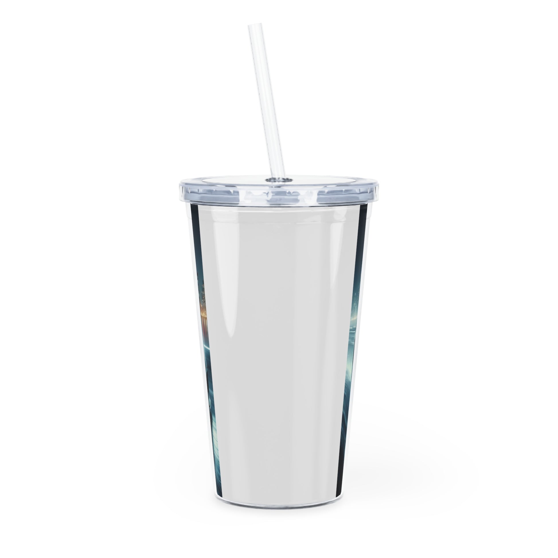 Black BMW Tumbler with Straw Mug Printify   