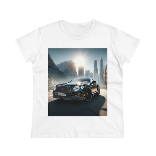 Black Bentley T-Shirt T-Shirt Printify White S 