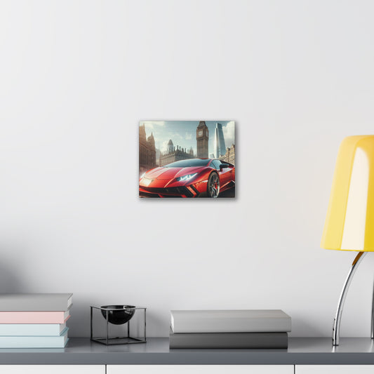 Red Lamborghini Canvas Canvas Printify 10" x 8" (Horizontal) 0.75'' 