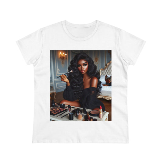 Make Up Time T-Shirt T-Shirt Printify White S 