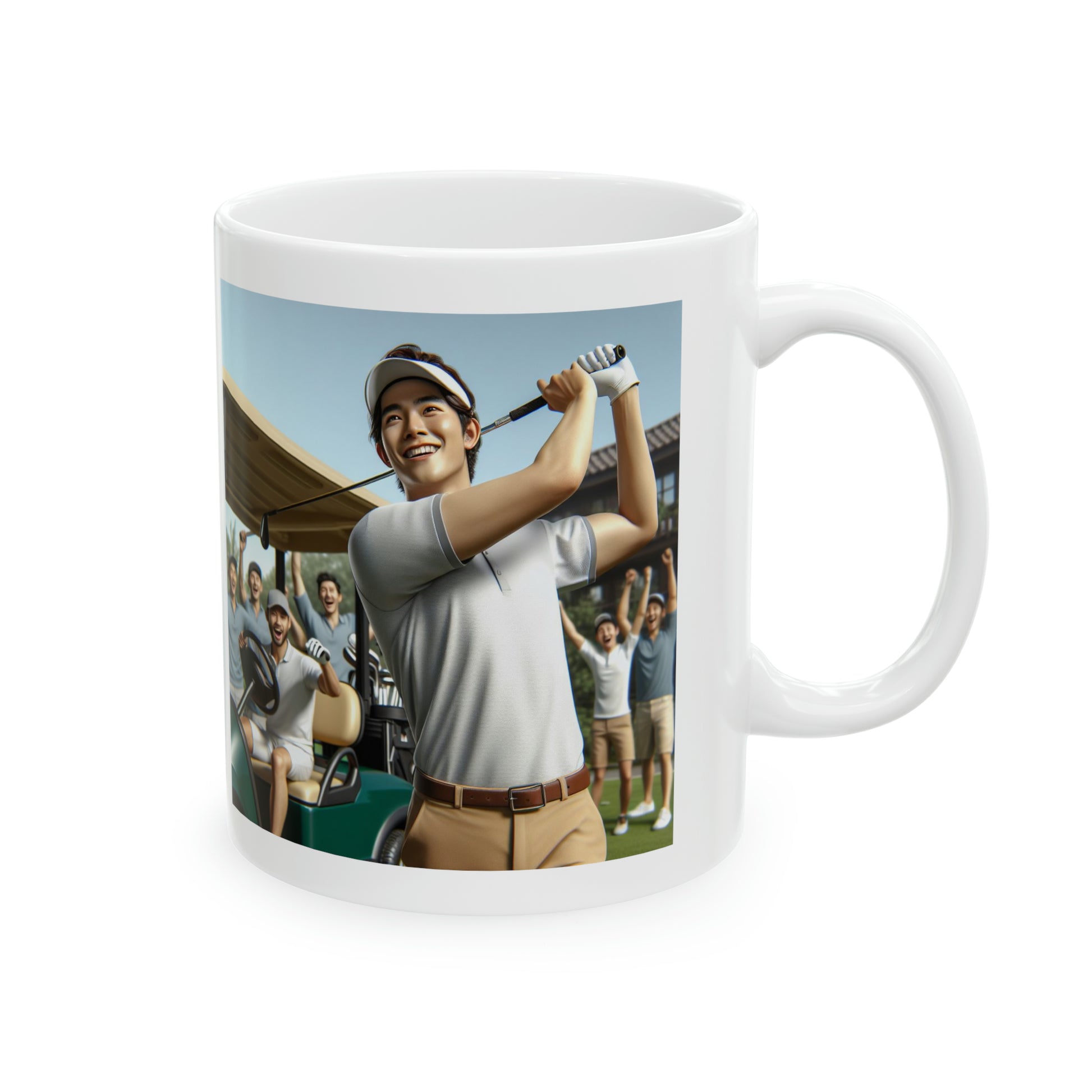 Golf Tournament Mug Mug Printify   