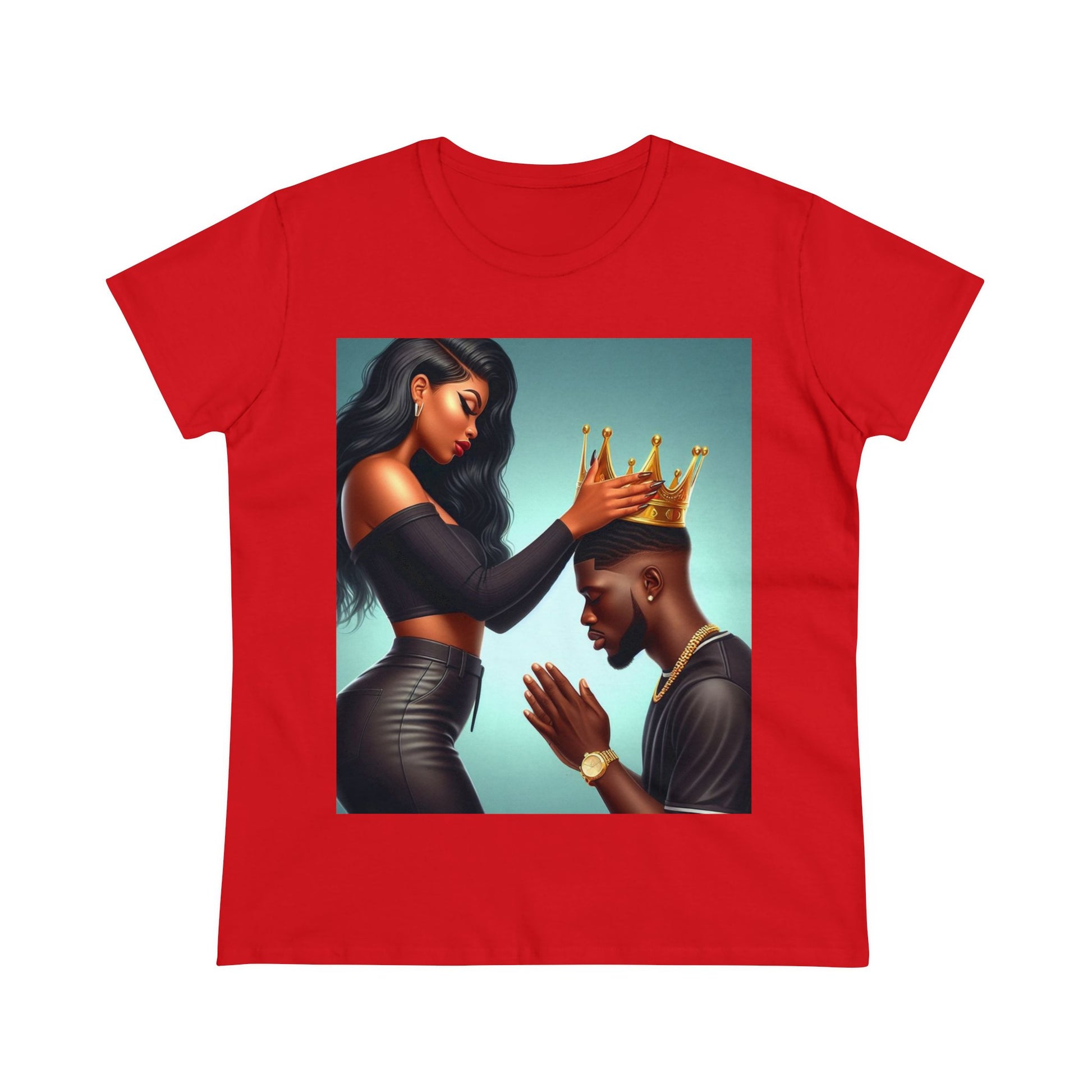 My King T-Shirt T-Shirt Printify Red S 