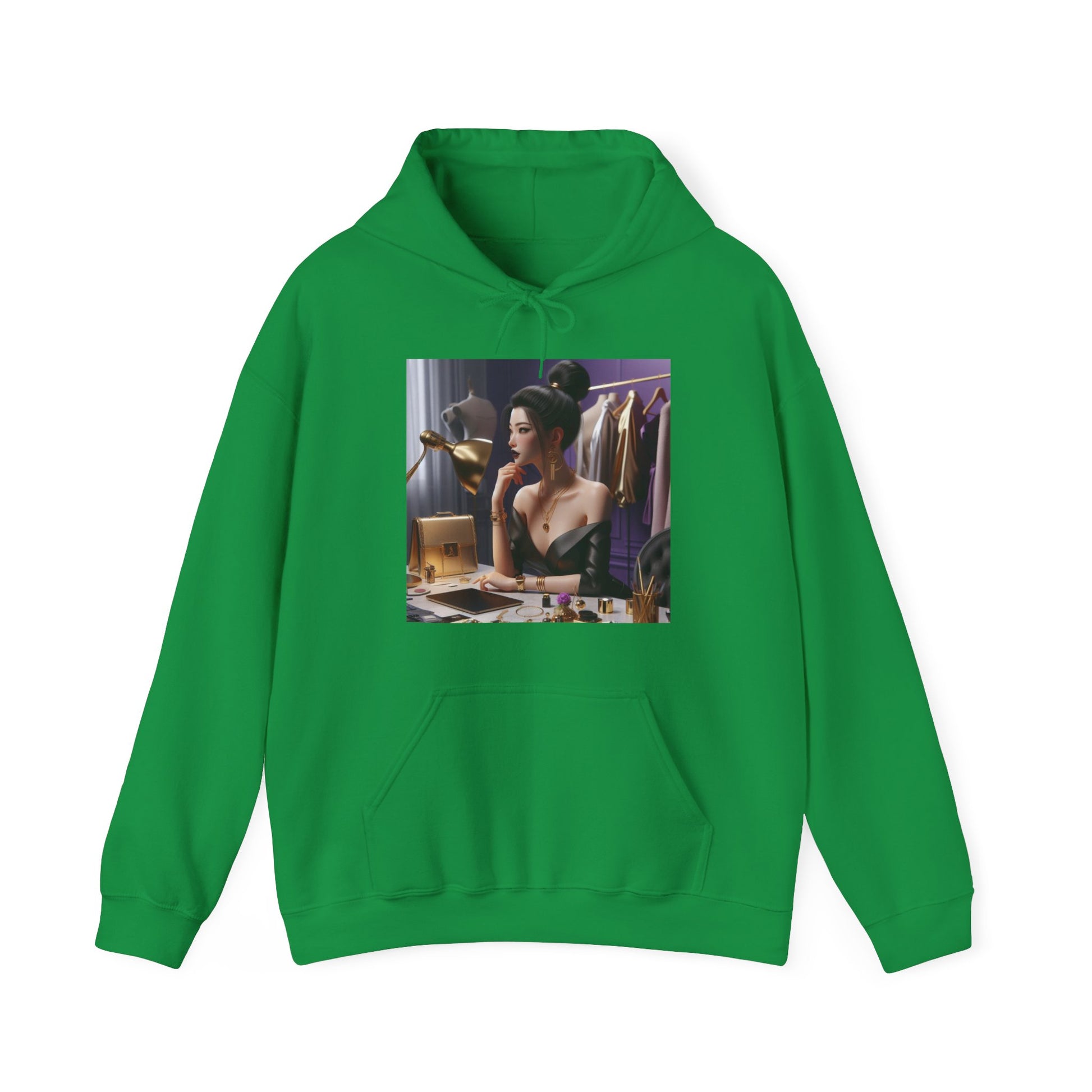 Fashion and Beauty Hoodie Hoodie Printify Irish Green S 