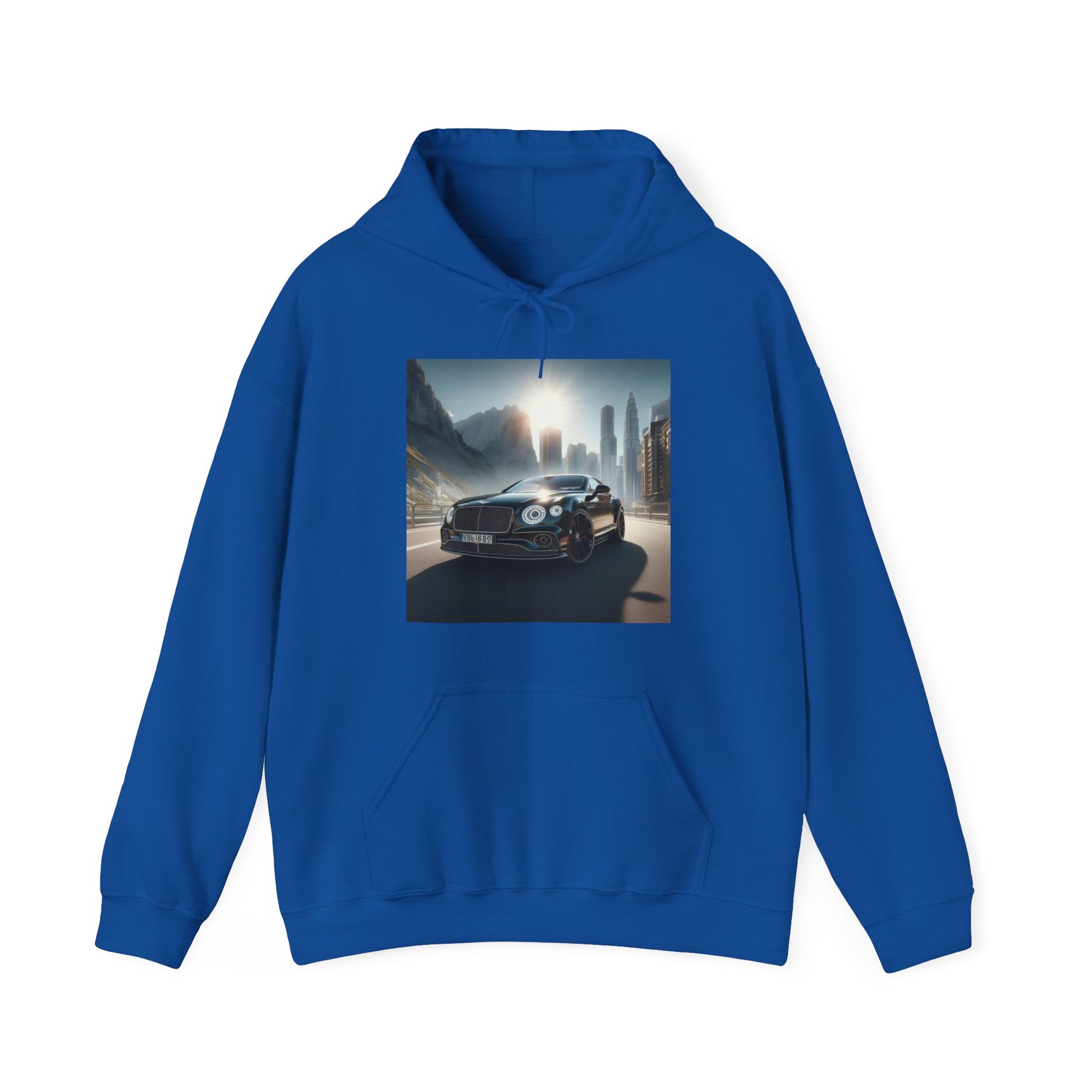 Black Bentley Hoodie Hoodie Printify Royal S 