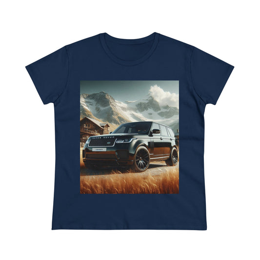 Black Range Rover T-Shirt T-Shirt Printify Navy S 