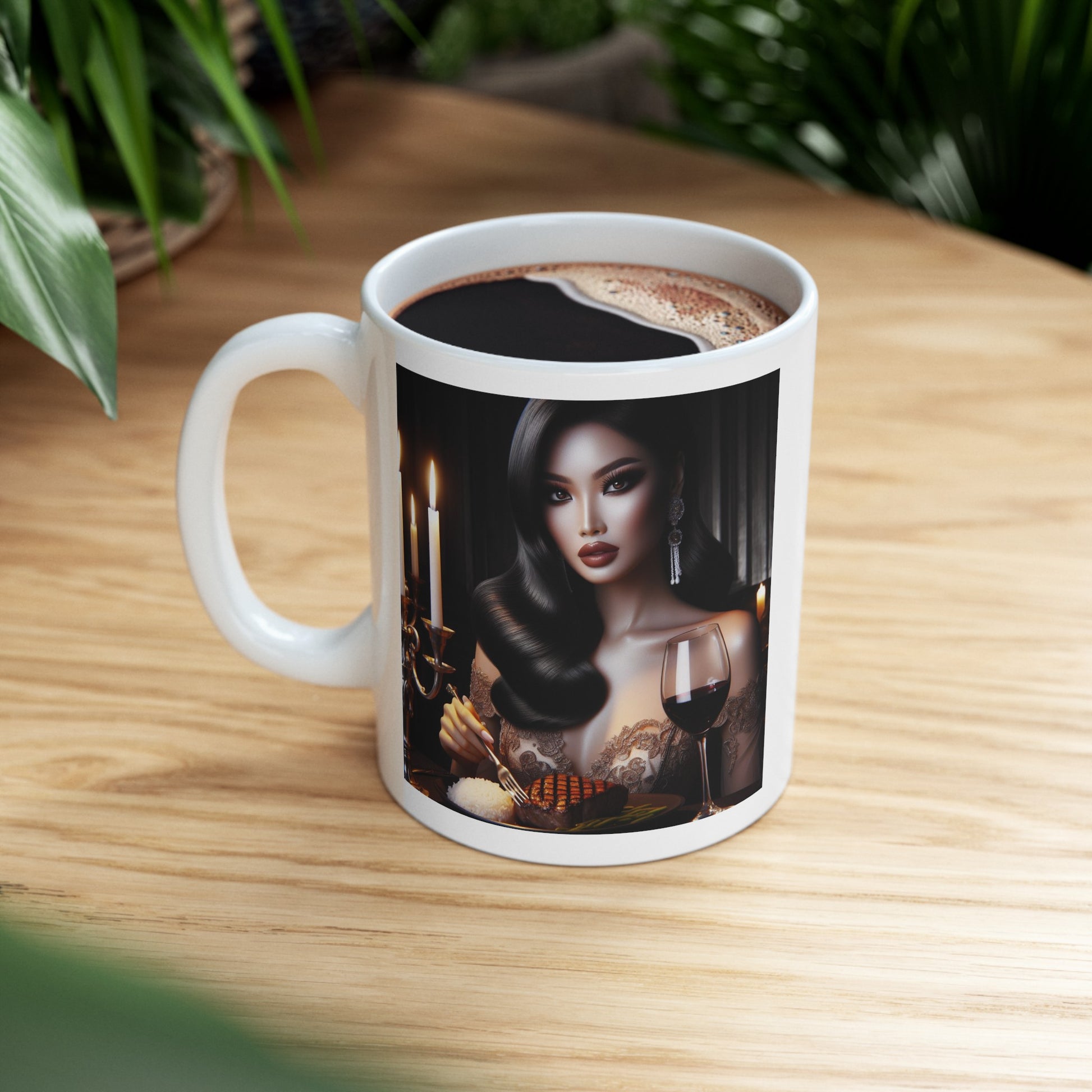 Elegant Meal Mug Mug Printify   