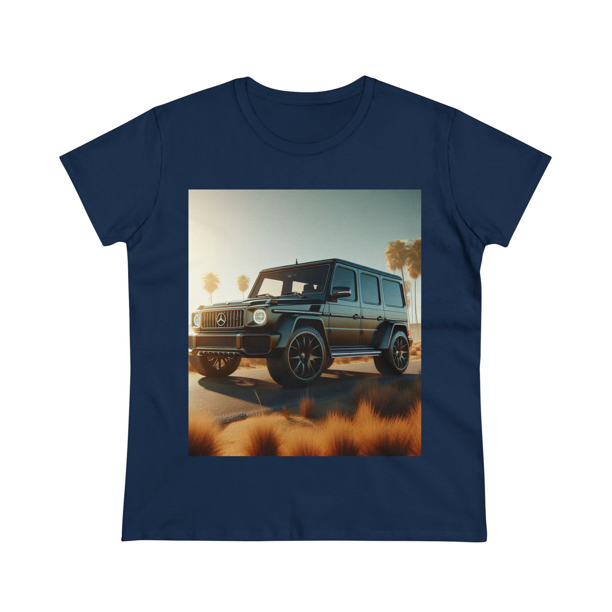 Black G-Wagon T-Shirts T-Shirt Printify Navy S 