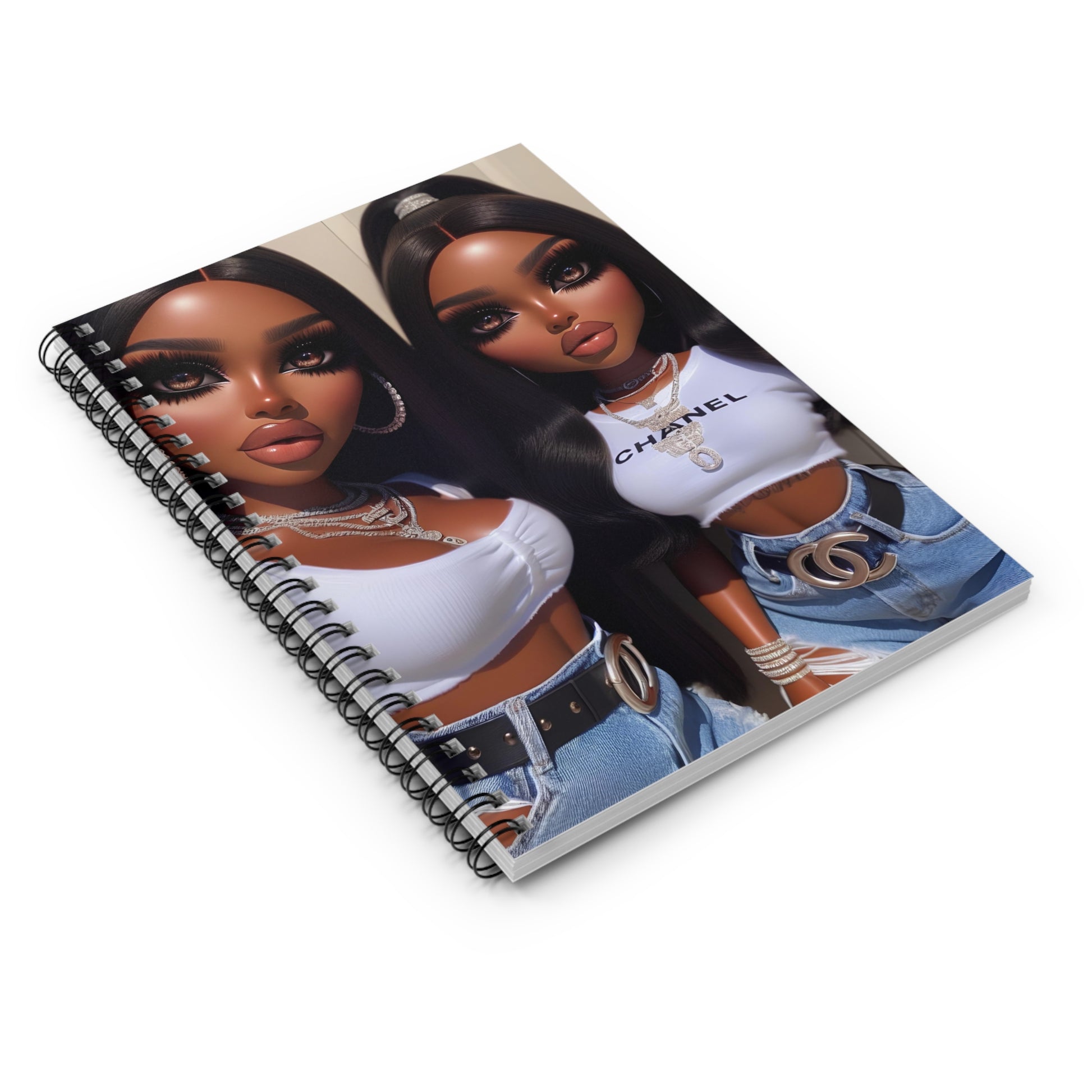 Friends Spiral Notebook Paper products Printify   