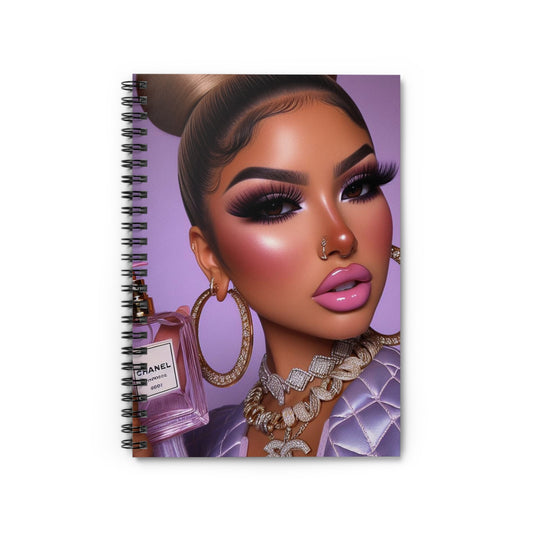 Chanel Please Spiral Notebook Paper products Printify One Size  