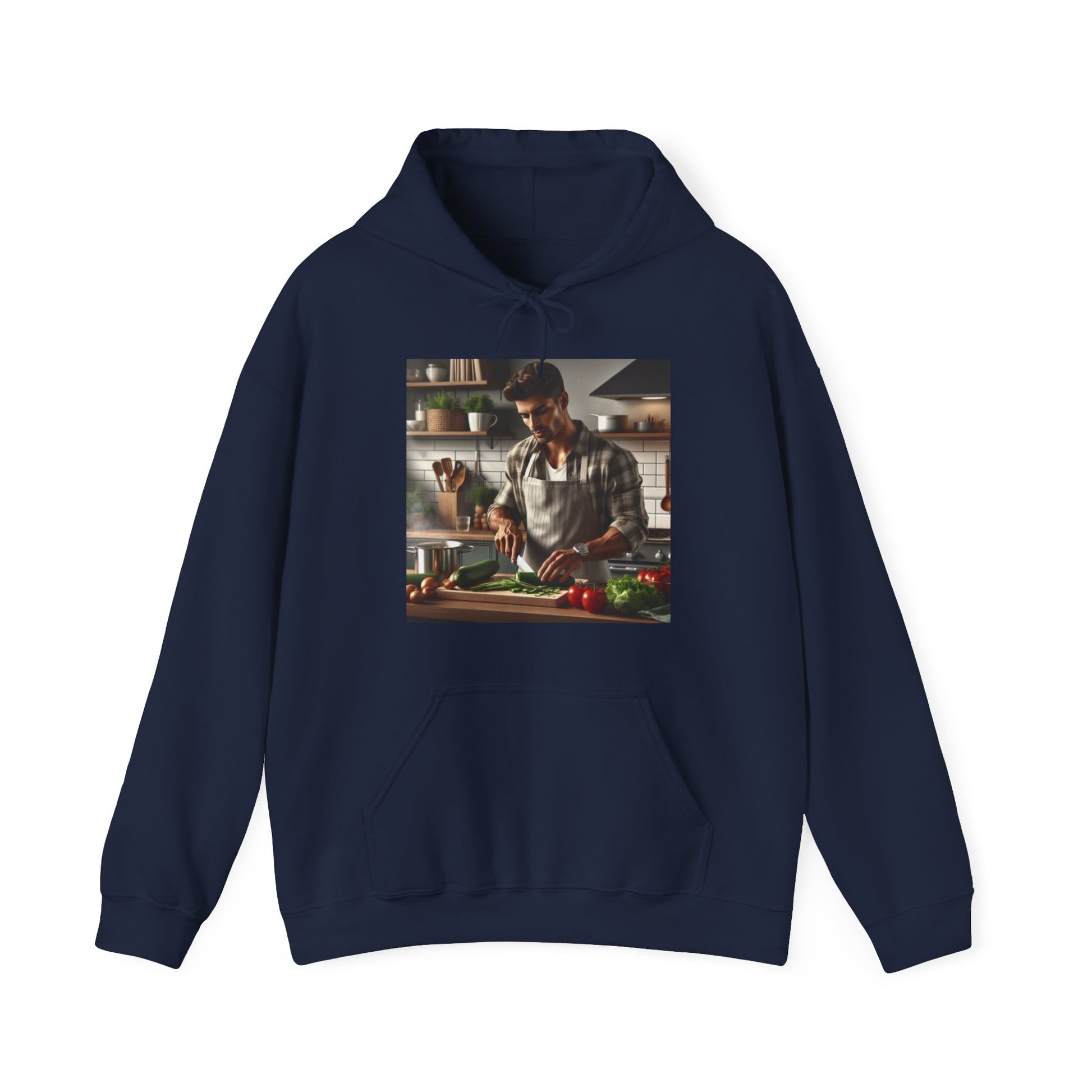 Dinner Time Hoodie Hoodie Printify Navy S 