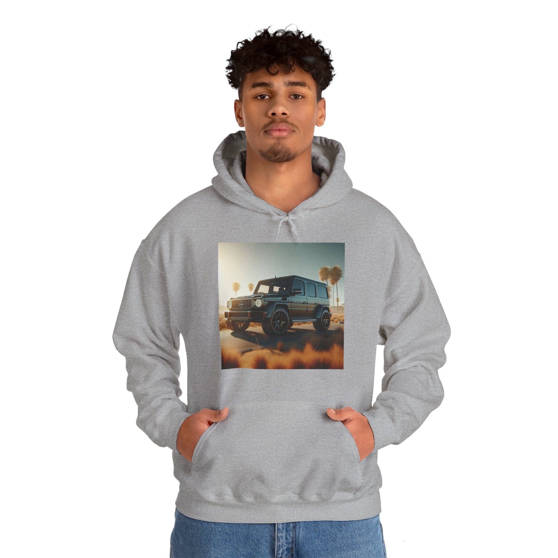 Black G-Wagon Hoodie Hoodie Printify   