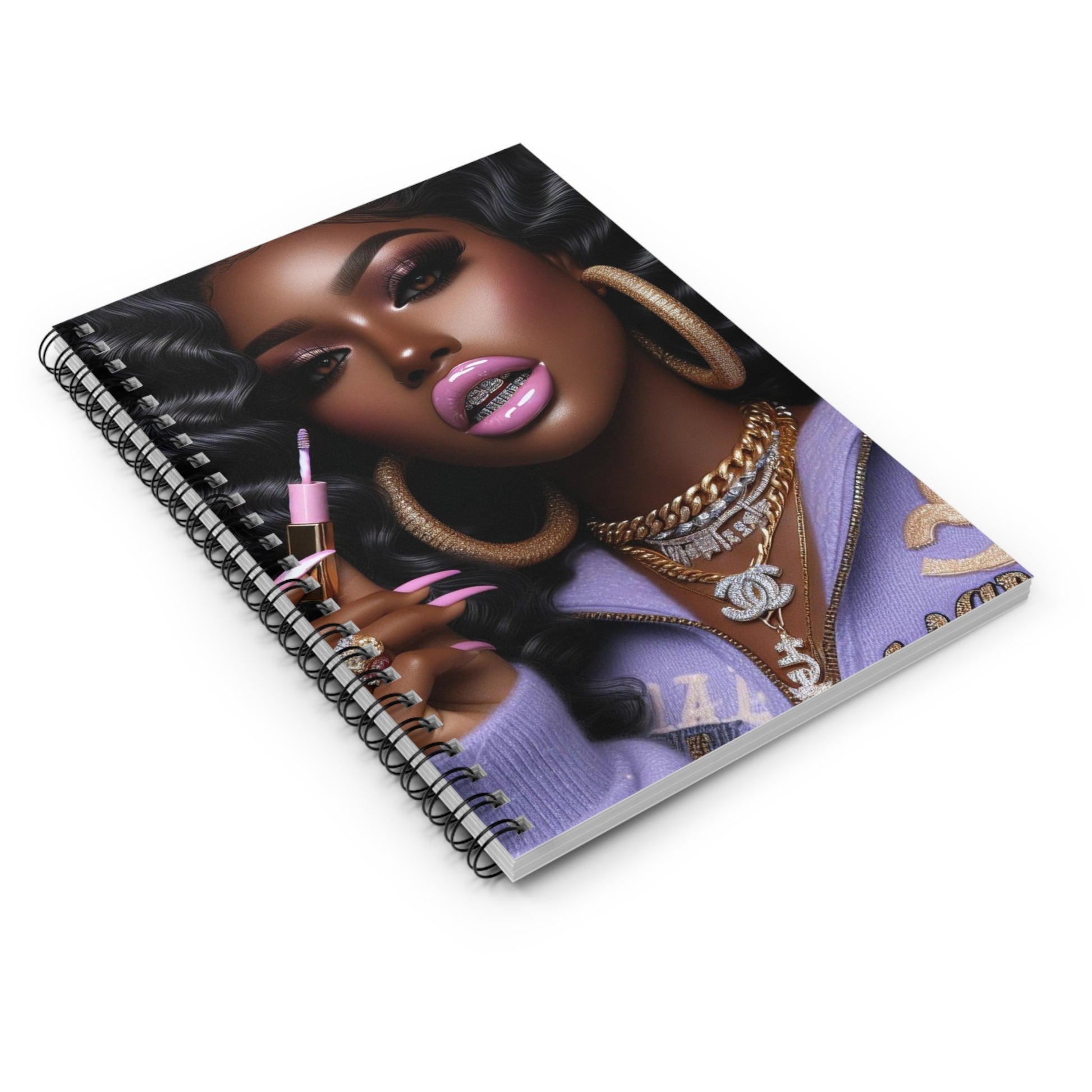 Gloss Up Spiral Notebook Paper products Printify   