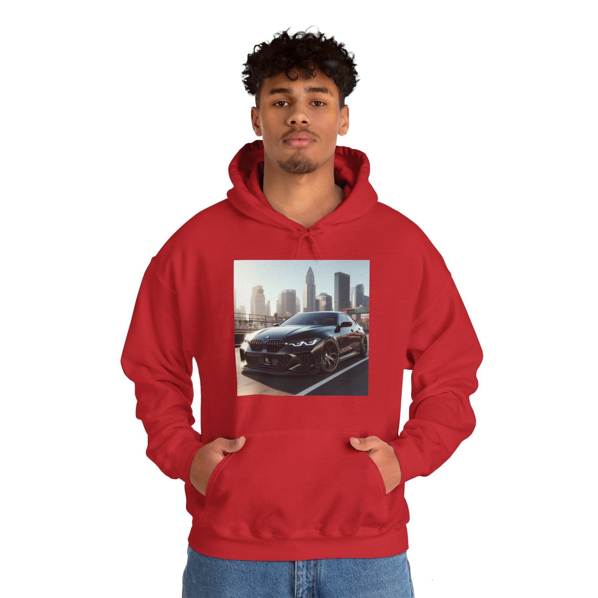 Black BMW Hoodie Hoodie Printify   