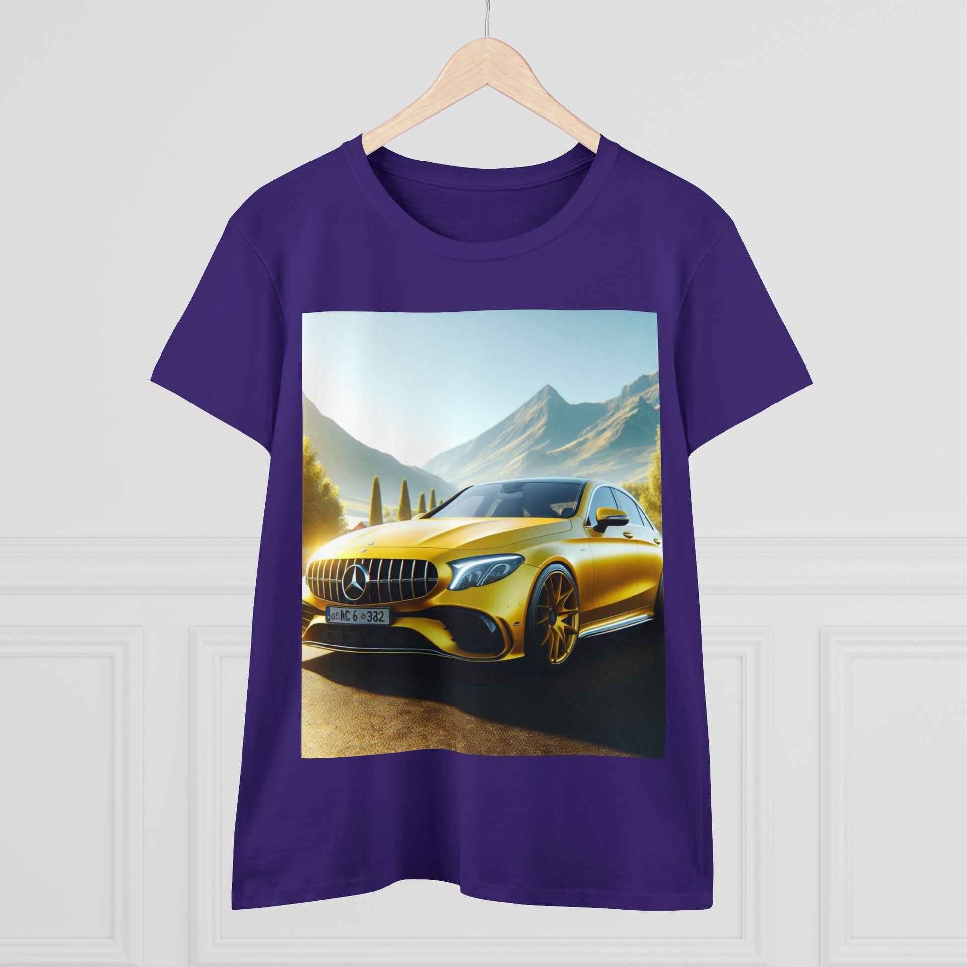 Yellow Mercedes T-Shirt T-Shirt Printify   