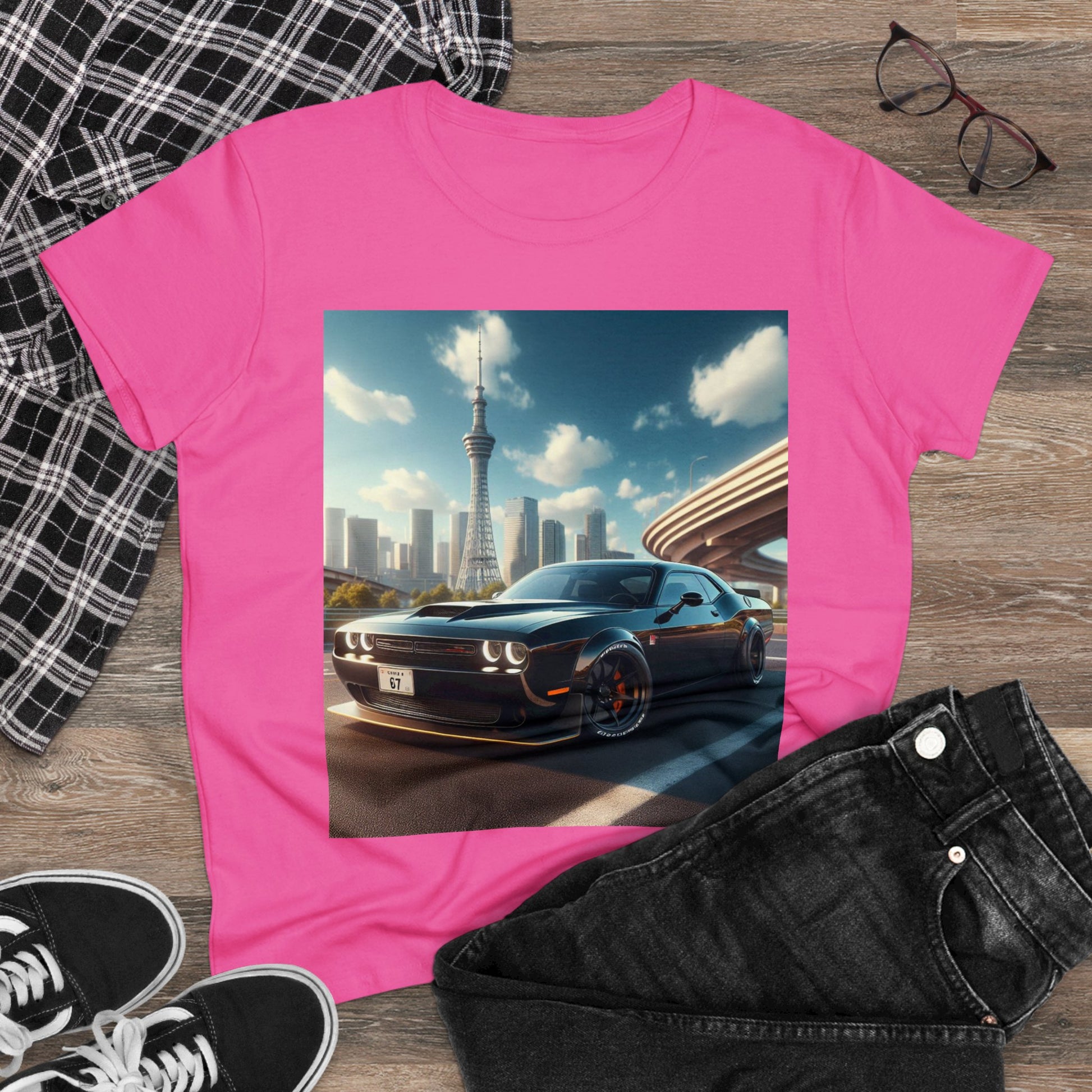 Black Challenger T-Shirt T-Shirt Printify   