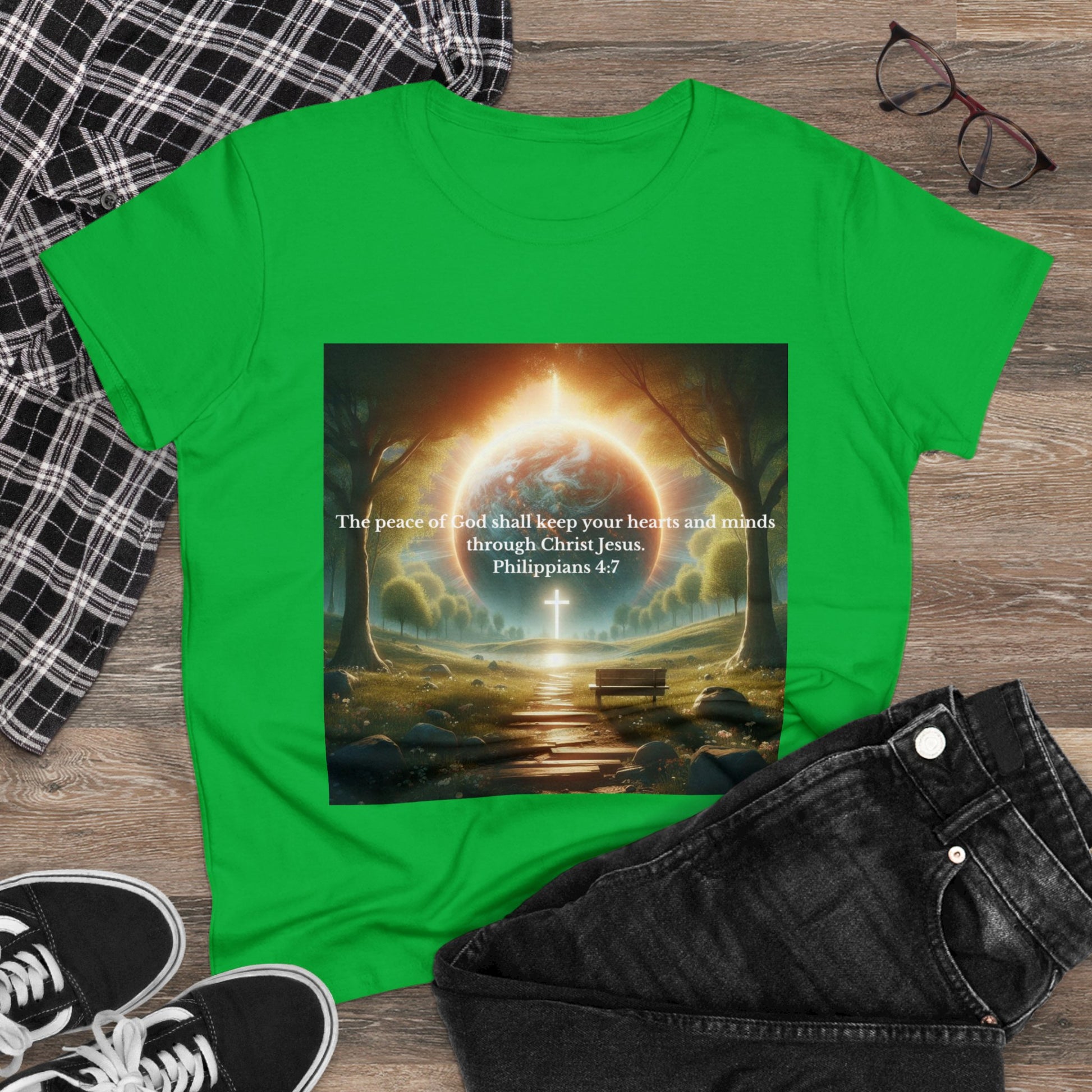 Philippians 4:7 T-Shirt T-Shirt Printify   