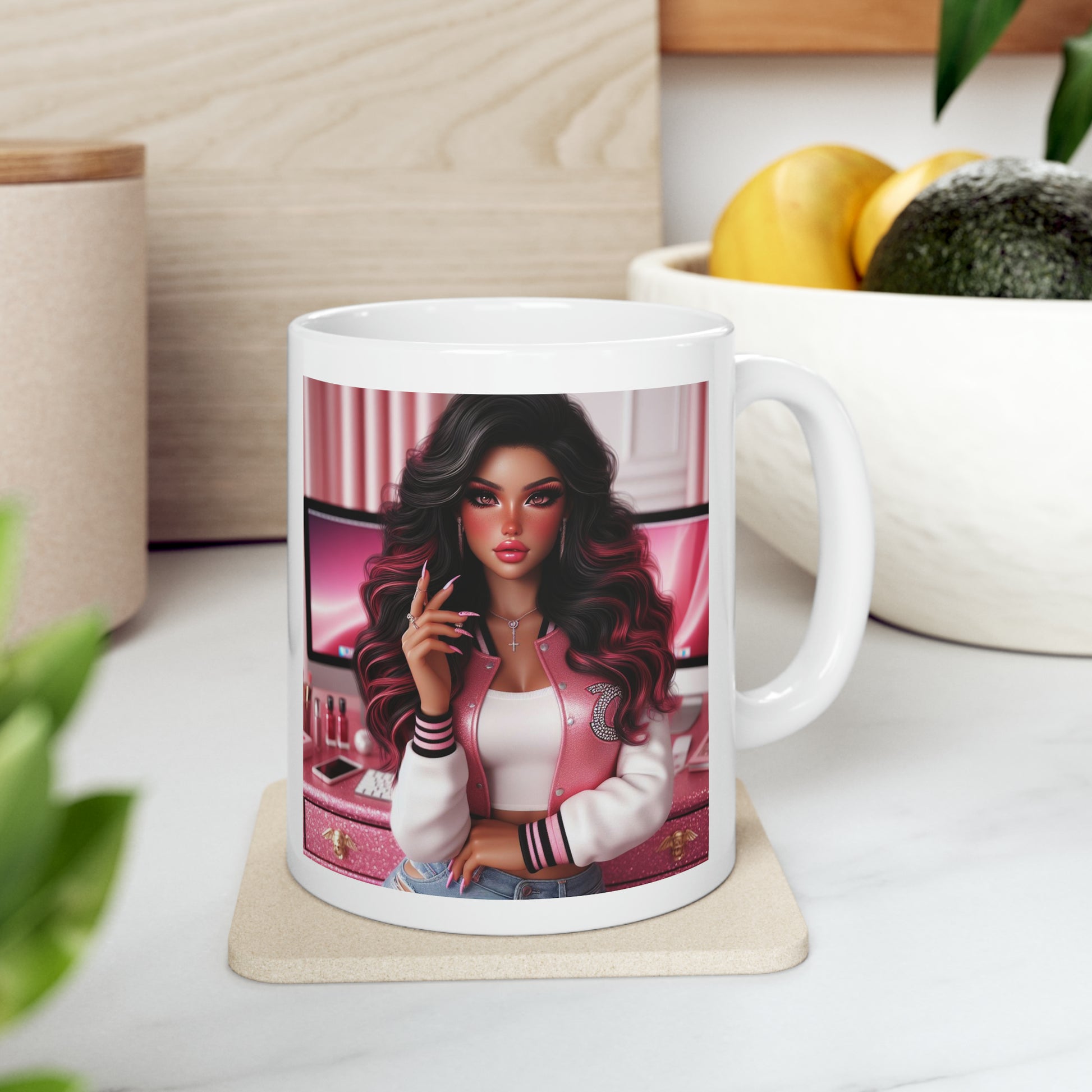 Pink Everything Mug Mug Printify   