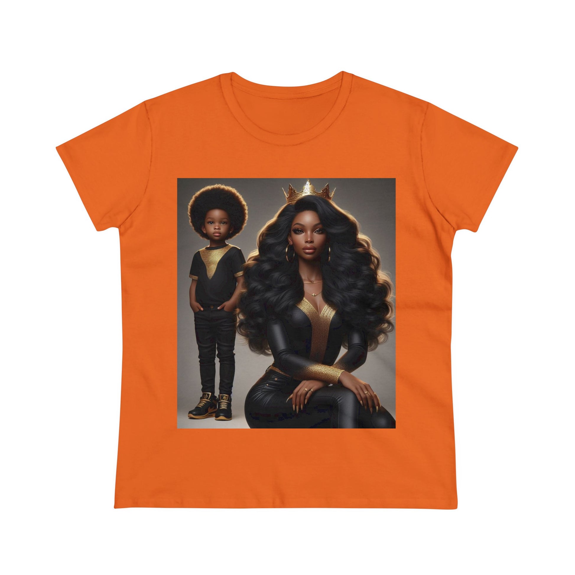 Royalty T-Shirt T-Shirt Printify Orange S 