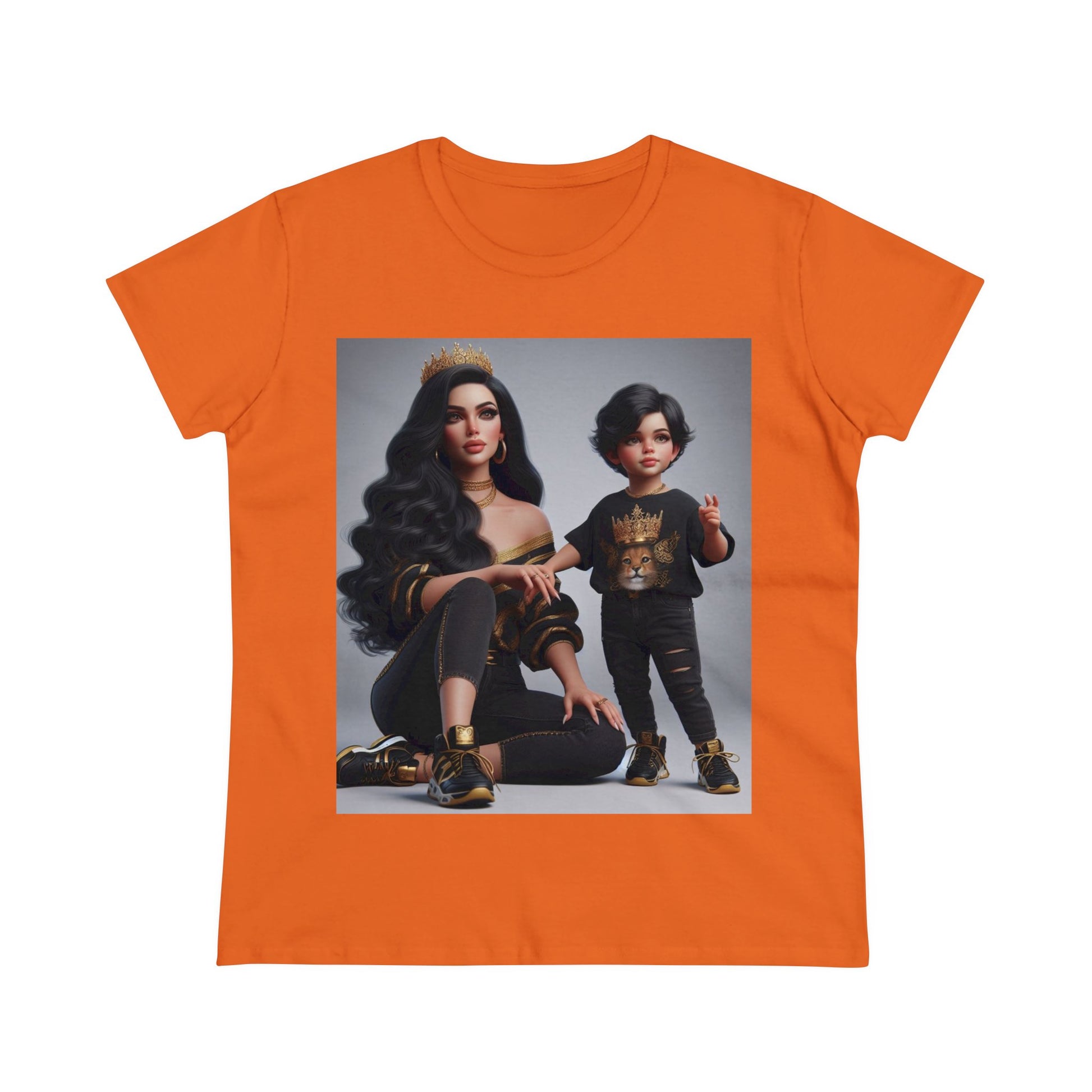 Royalty T-Shirt T-Shirt Printify Orange S 