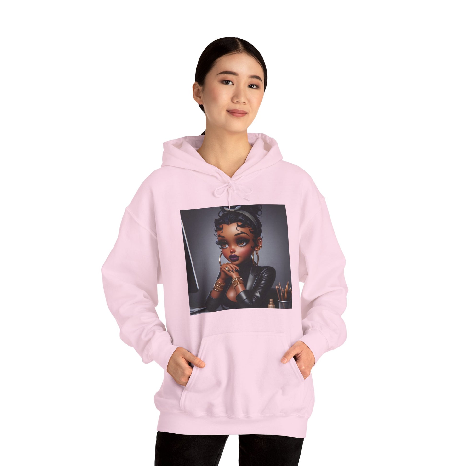 Business Betty Hoodie Hoodie Printify   