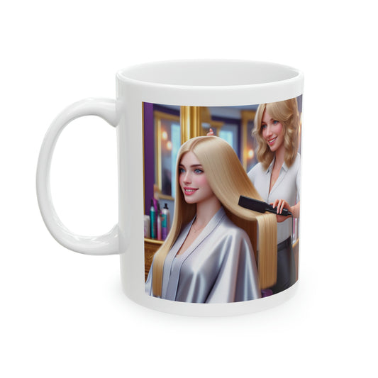 Hair Day Mug Mug Printify 11oz  