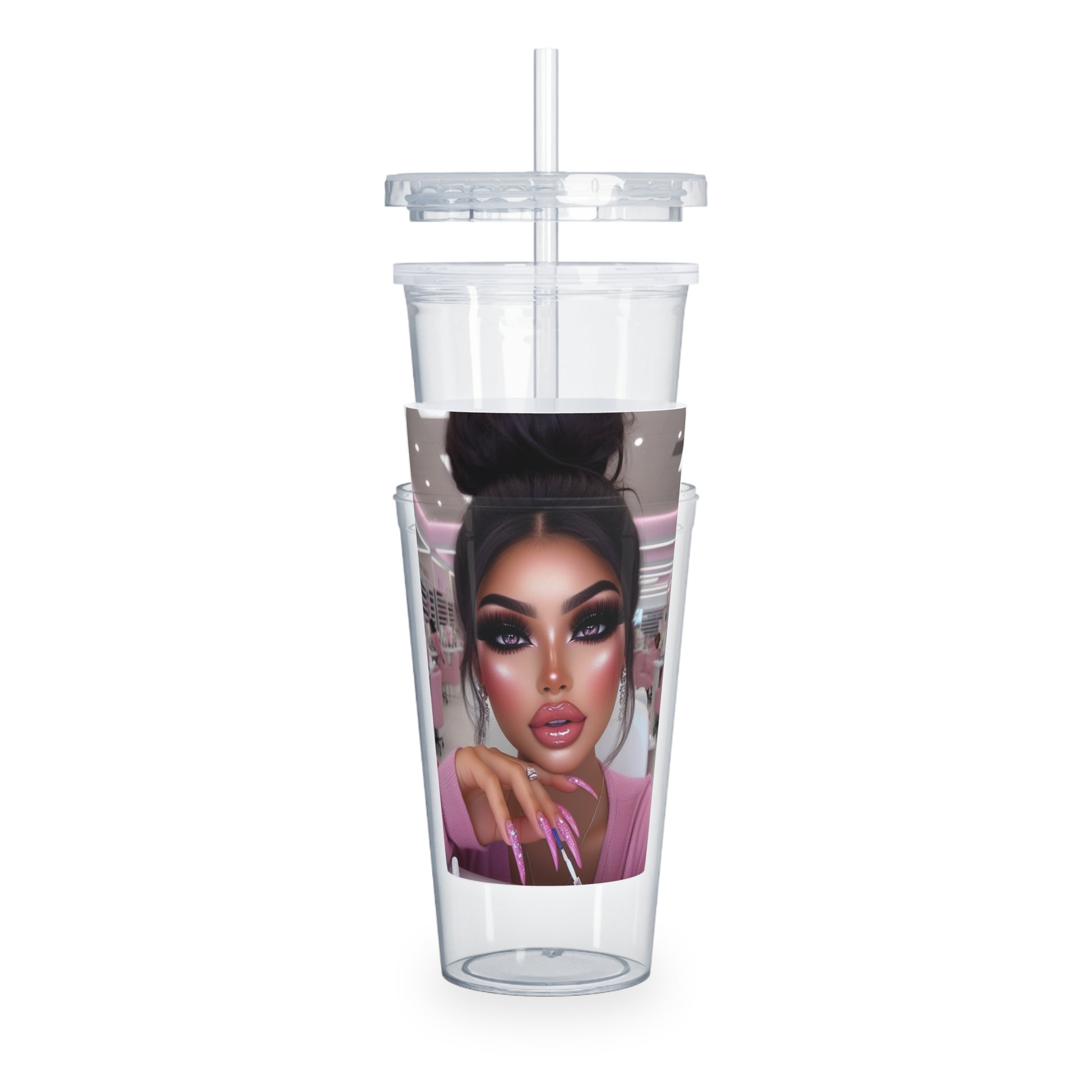 Nail Day Tumbler with Straw Mug Printify   