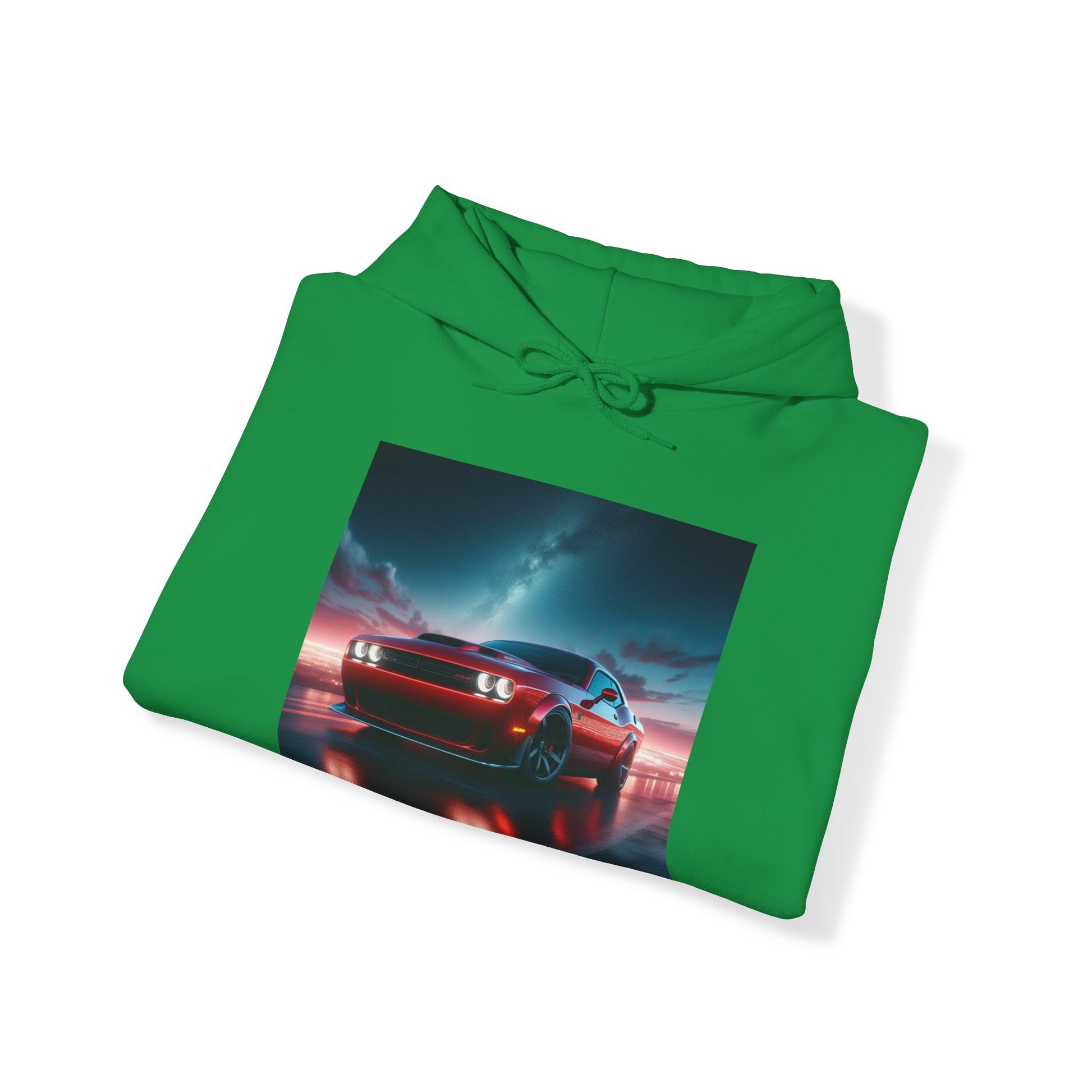 Red Challenger Hoodie Hoodie Printify   