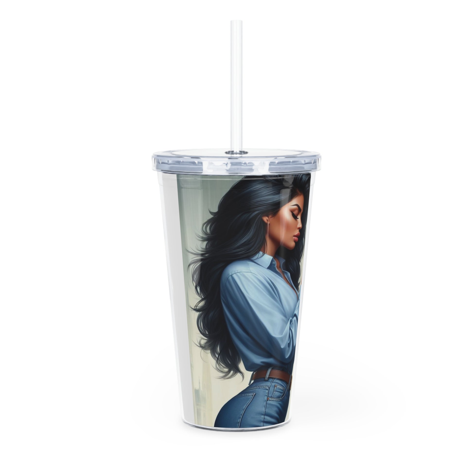 My King Tumbler with Straw Mug Printify   