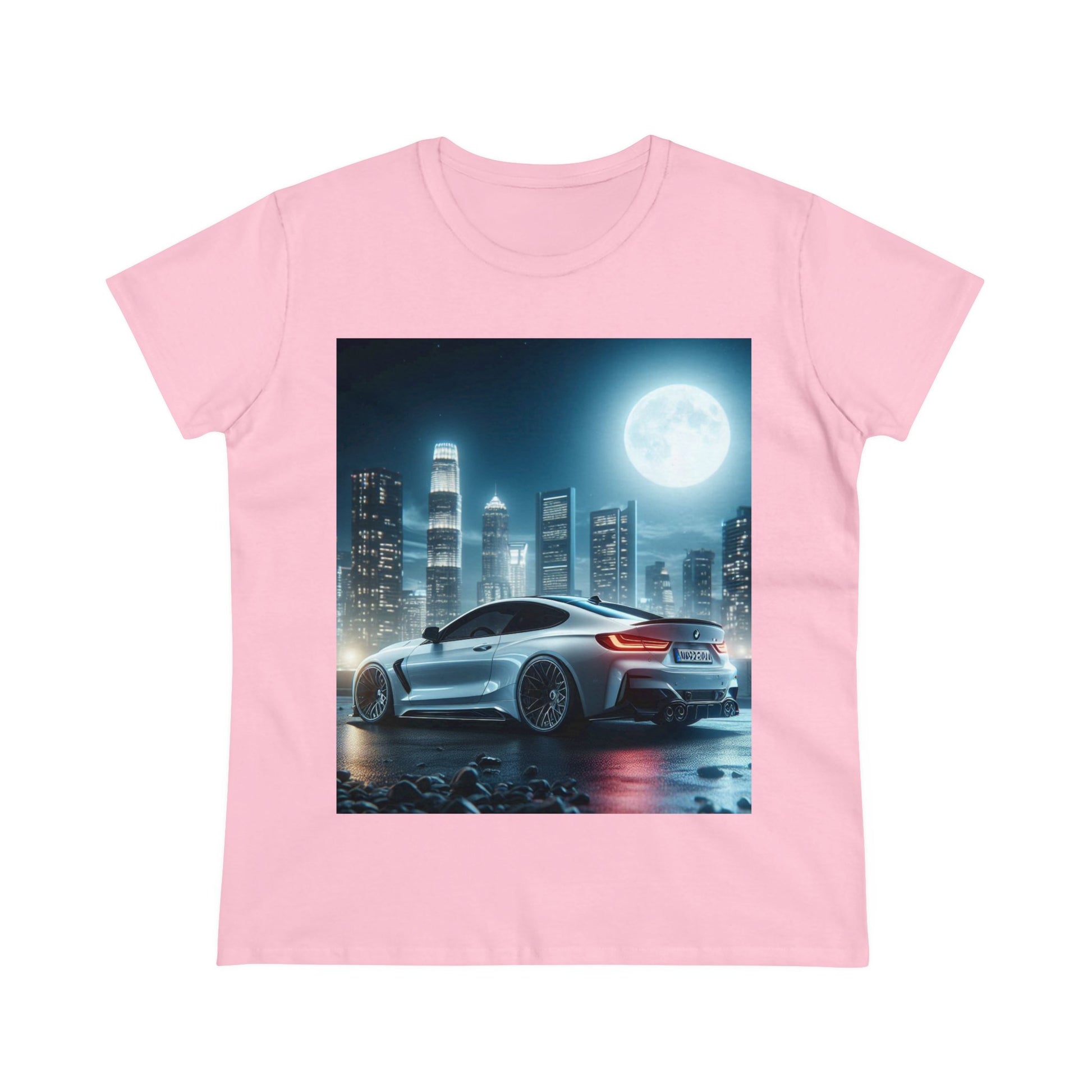 White BMW T-Shirt T-Shirt Printify Light Pink S 