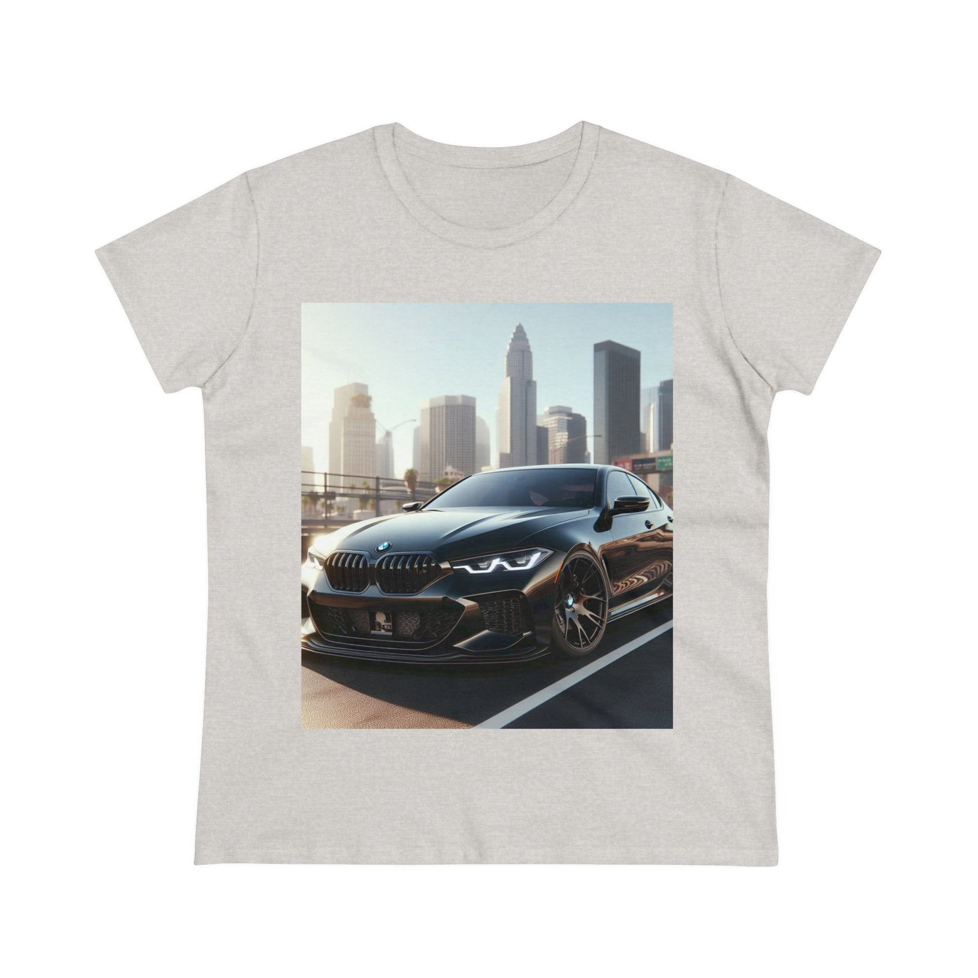 Black BMW T-Shirt T-Shirt Printify Ash S 