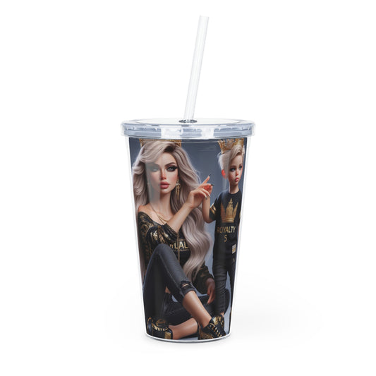 Royalty Tumbler with Straw Mug Printify 20oz Transparent 