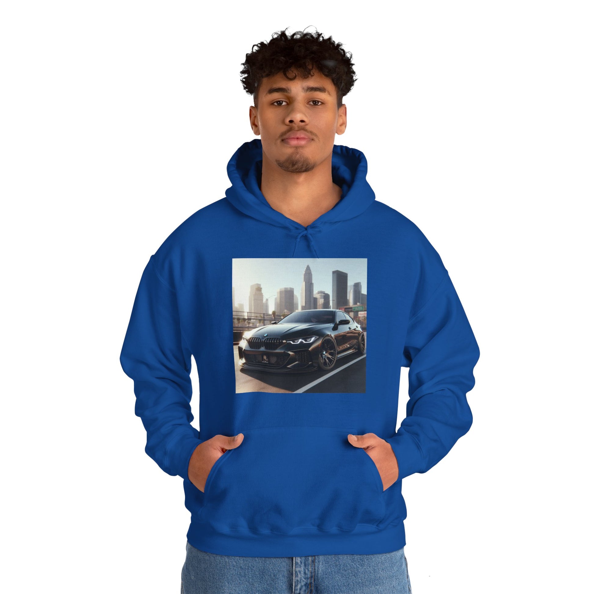 Black BMW Hoodie Hoodie Printify   