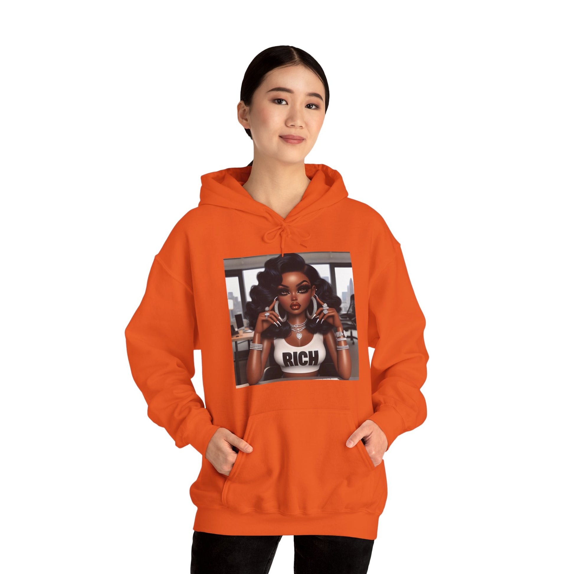 Rich Girl Hoodie Hoodie Printify   