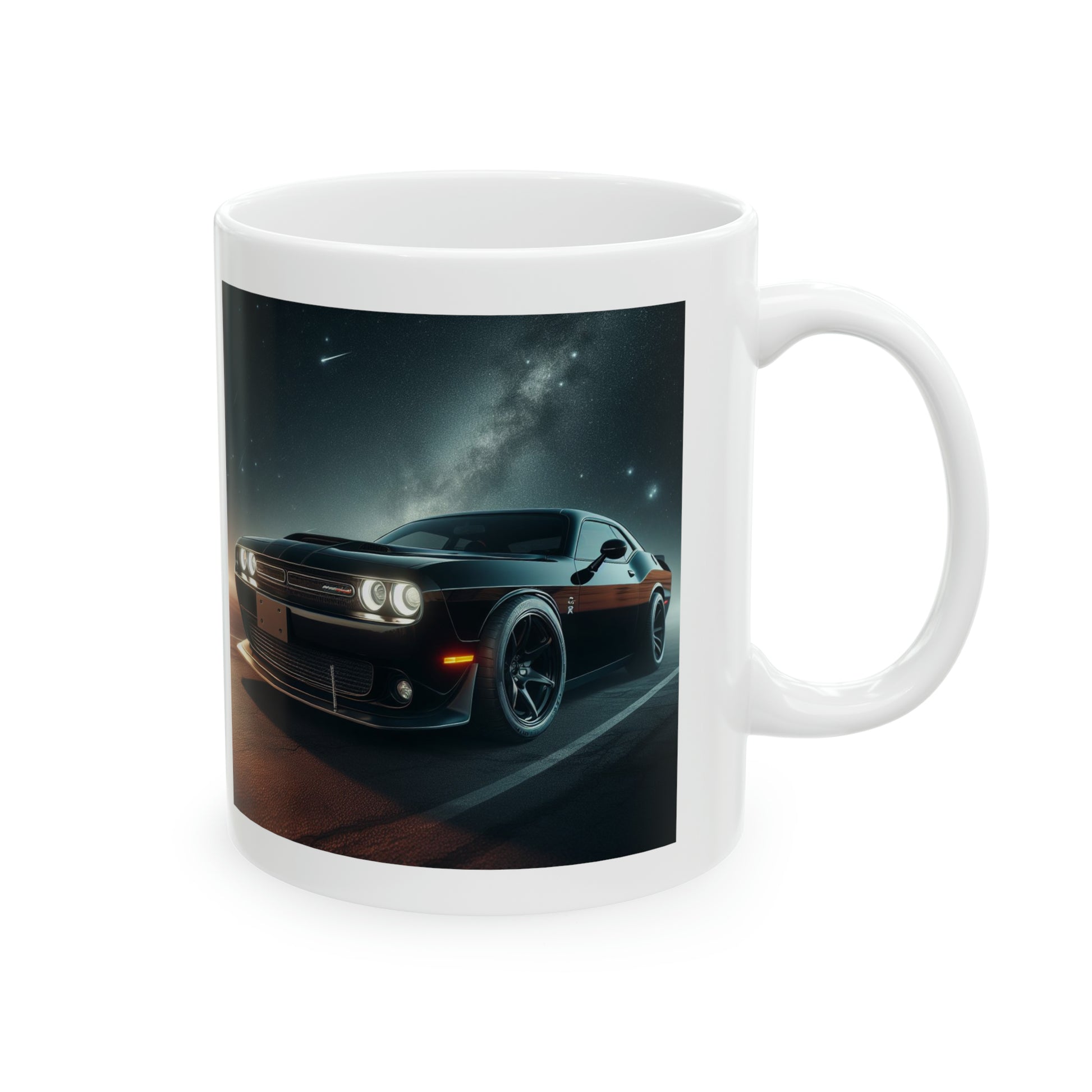 Black Challenger Mug Mug Printify   