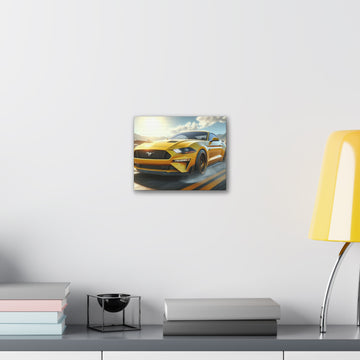 Yellow Mustang Canvas Canvas Printify 10" x 8" (Horizontal) 0.75'' 