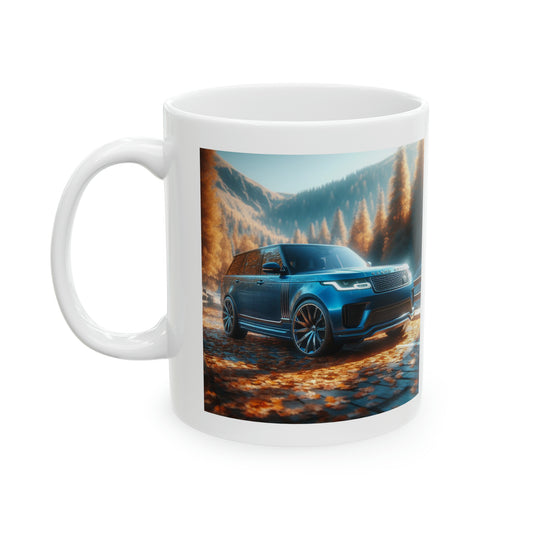 Blue Range Rover Mug Mug Printify 11oz  