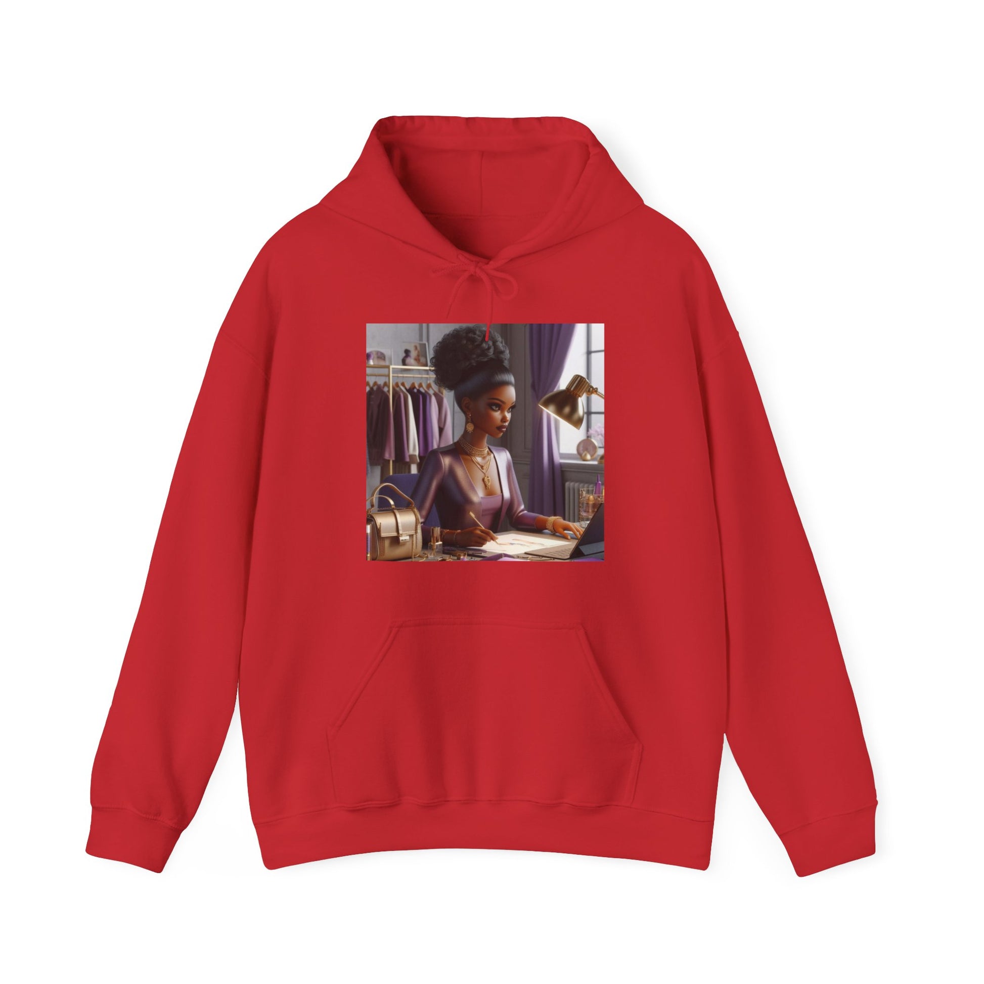 Fashion and Beauty Hoodie Hoodie Printify Red S 