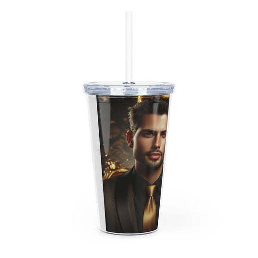 Royalty Tumbler with Straw Mug Printify   