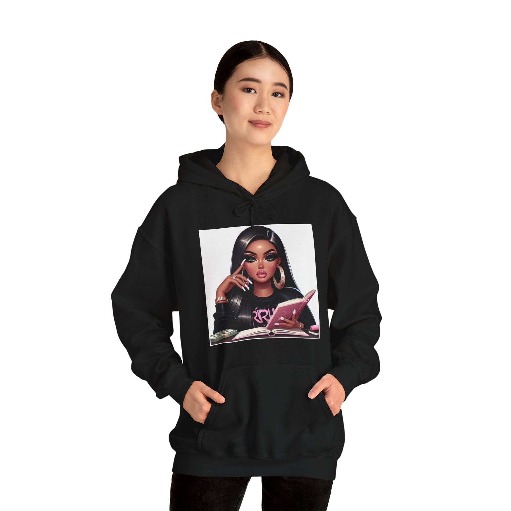 Thinking of a Plan Hoodie Hoodie Printify   