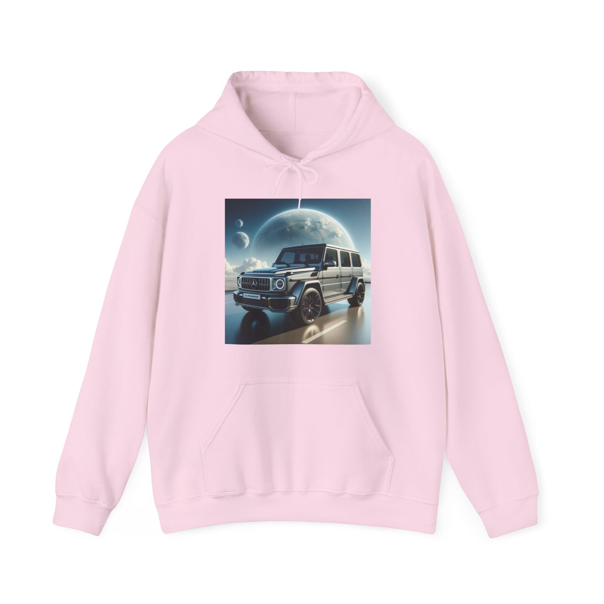 Silver G-Wagon Hoodie Hoodie Printify Light Pink S 