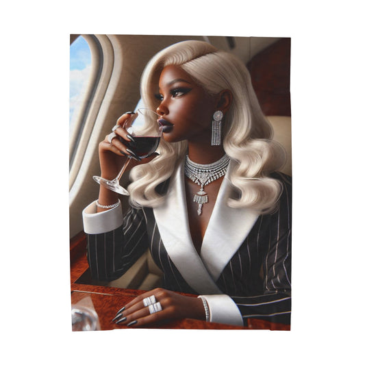 Private Business Plush Blanket All Over Prints Printify 60" × 80"  