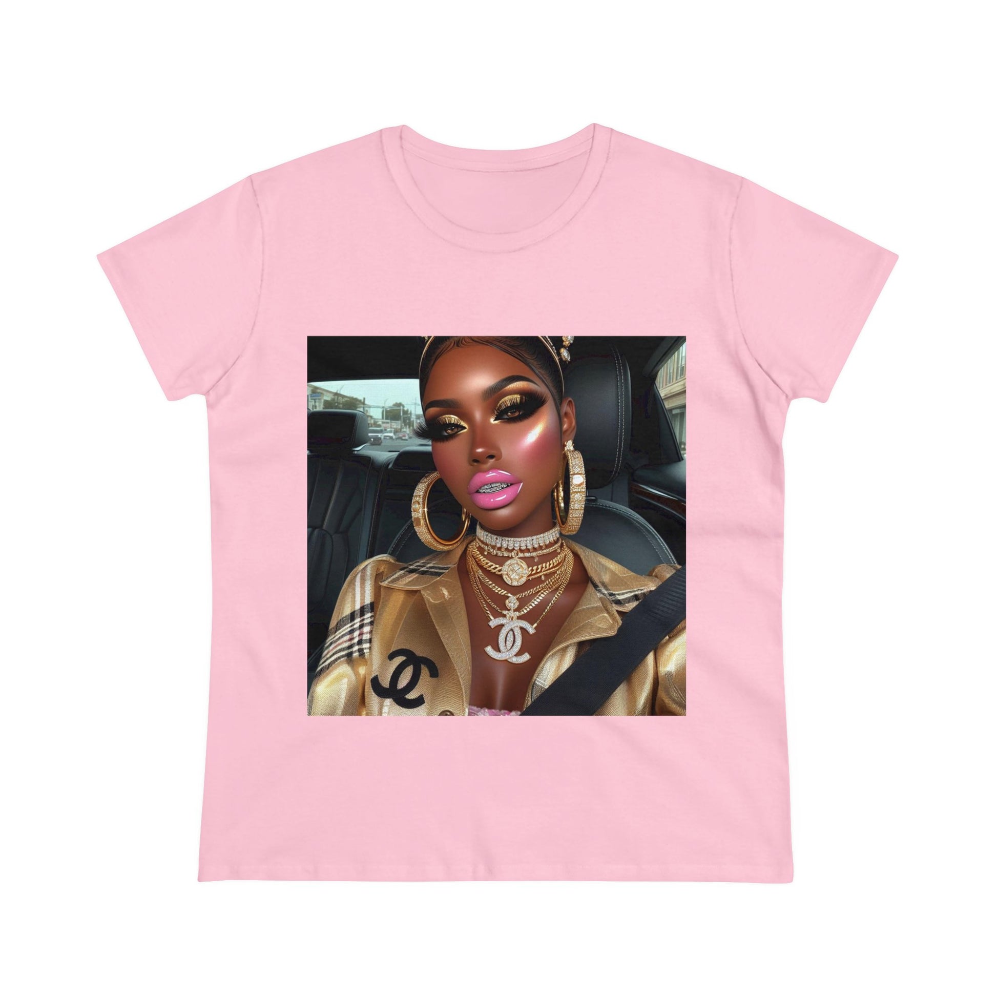 Car Beauty T-Shirt T-Shirt Printify Light Pink S 