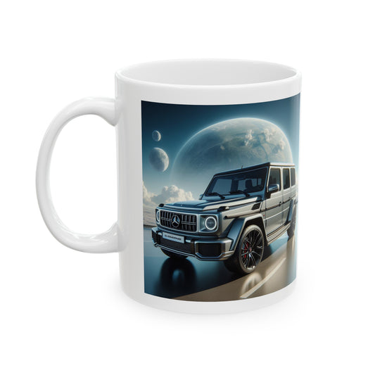 Silver G-Wagon Mug Mug Printify 11oz  