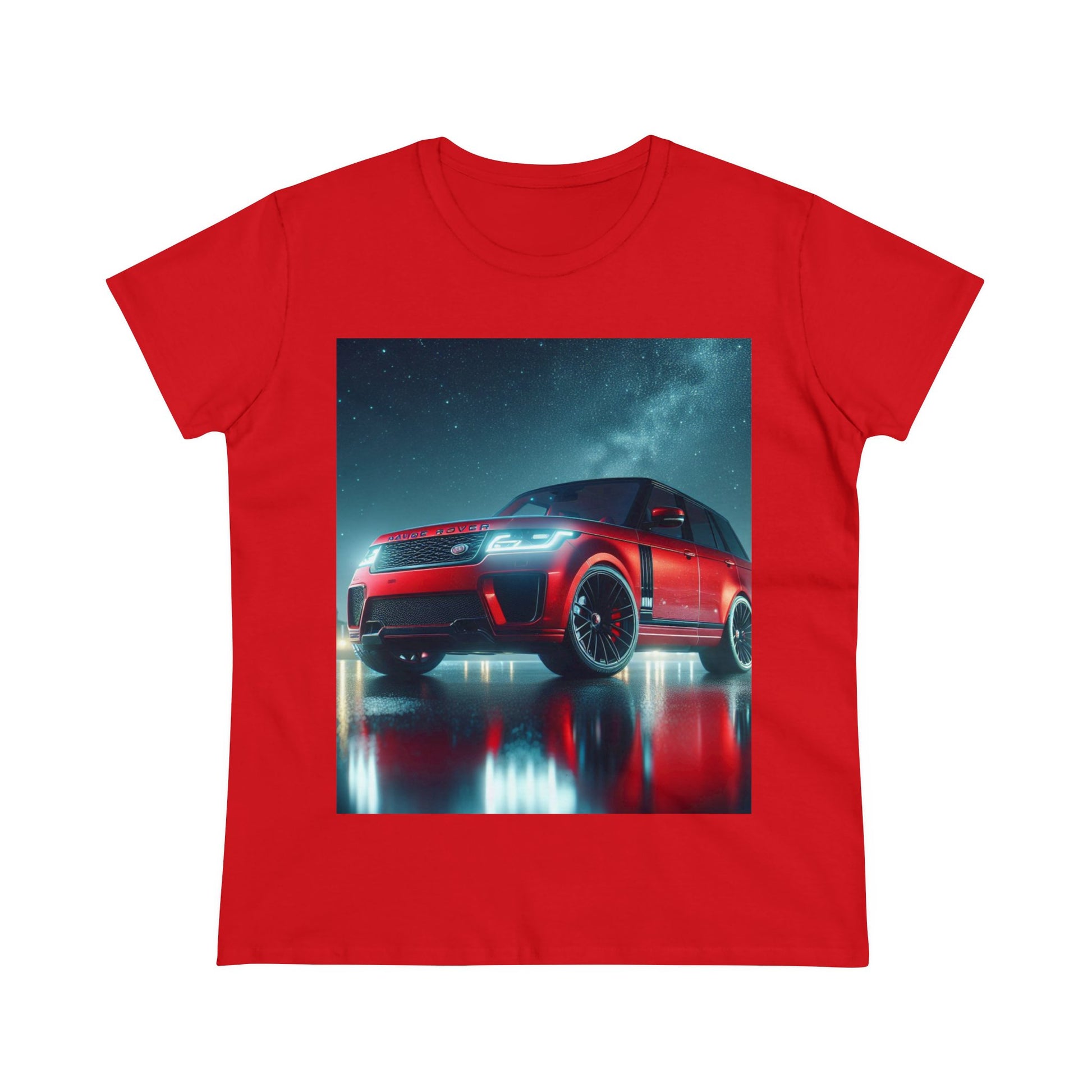 Red Range Rover T-Shirt T-Shirt Printify Red S 