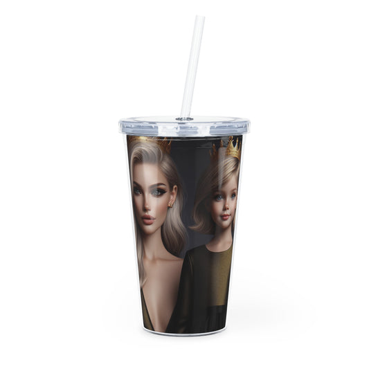 Royalty Tumbler with Straw Mug Printify 20oz Transparent 