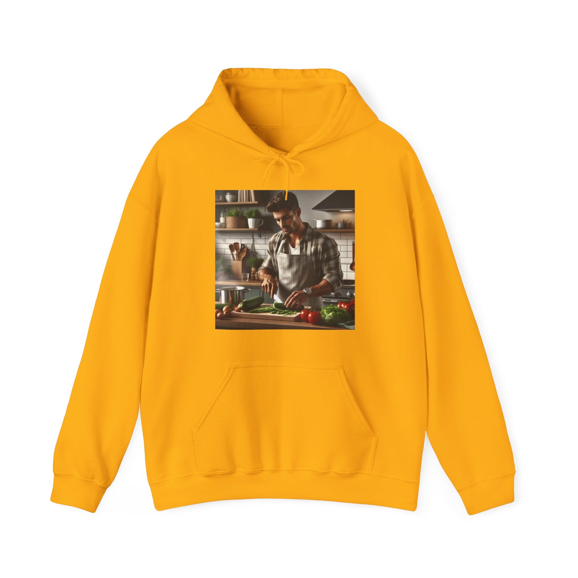 Dinner Time Hoodie Hoodie Printify Gold S 